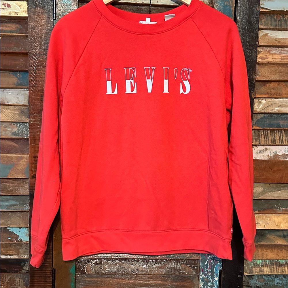 Levi's Classic Bold Red Crewneck size medium